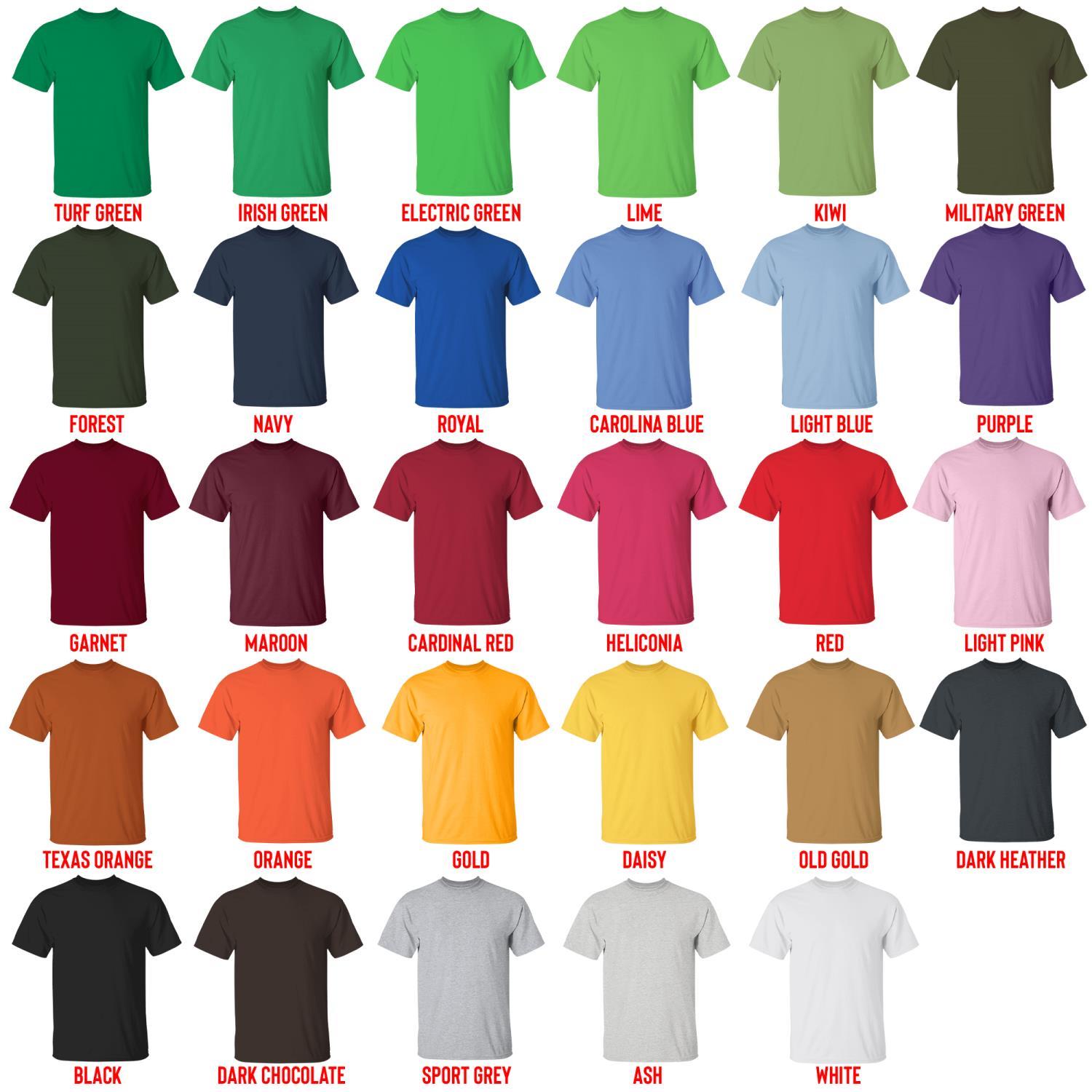 t shirt color chart - Mushoku Tensei Merch